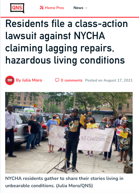residents-file-a-class-action-lawsuit-against-nycha-claiming-lagging-repairs-hazardous-living-conditions