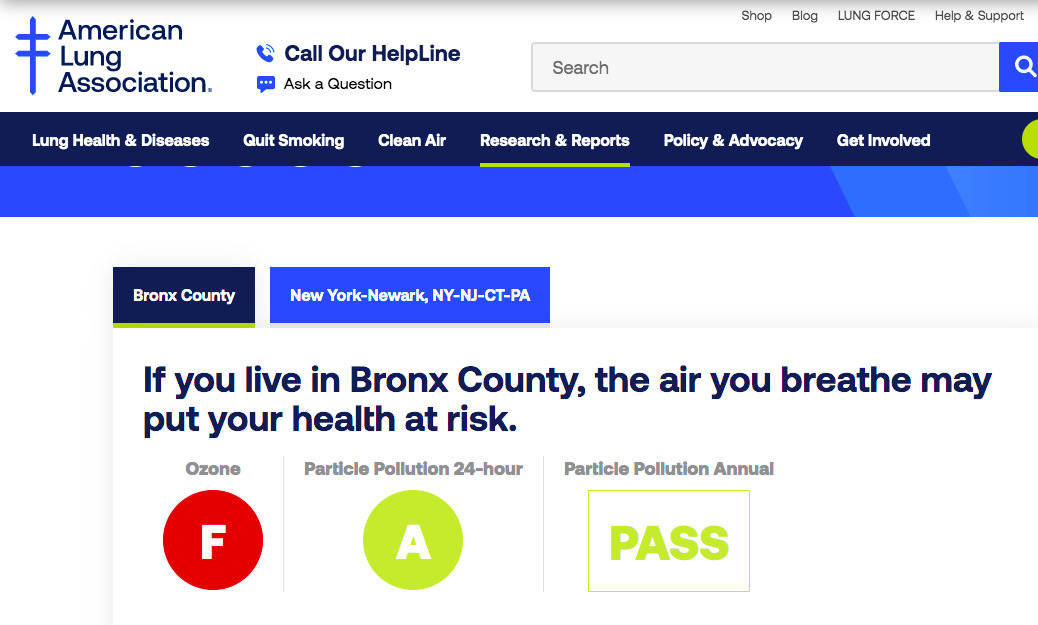 bronx-new-york-report-card-on-state-of-the-air